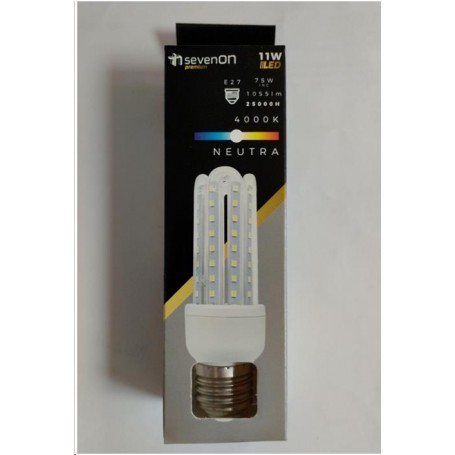 BOMBILLA 7H LED 4U 11W E27 4000K PREMIUM