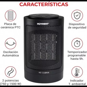 CALEFACTOR HAYDENT CERAM.DIGITAL 1500W 454