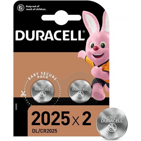 PILA DL2025 DURACELL LITIO Bt.2