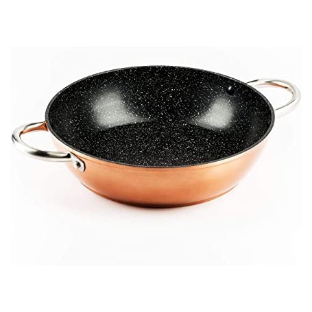 CACEROLA VIER COBRE FORJA INDUC 28cm