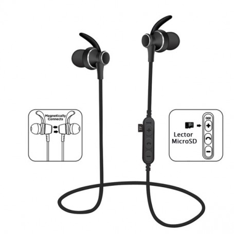 AURICULAR PLATINET BT/SD 1060 NG.