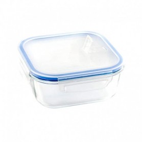 RECIPIENTE VIER VIDRIO CUADRADO 800ml