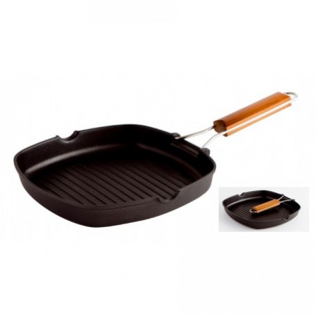 ASADOR VIER ALUM FUND INDUC 36cm GRILL MANGO