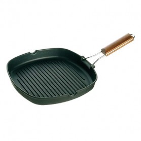 ASADOR VIER ALUM FUND INDUC 24cm GRILL MANGO