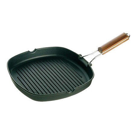 ASADOR VIER ALUM FUND INDUC 24cm GRILL MANGO