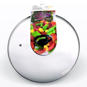 TAPA LIFESTYLE VIDRIO 20cm POMO PLEGABLE