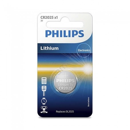 PILA CR2025 PHILIPS LITIO 3v