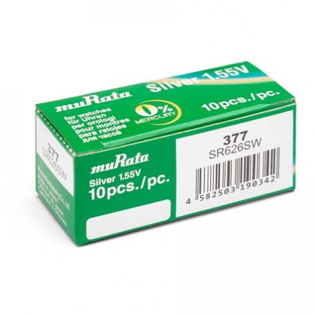 PILA MURATA OXIDO/PLATA SR626SW 377