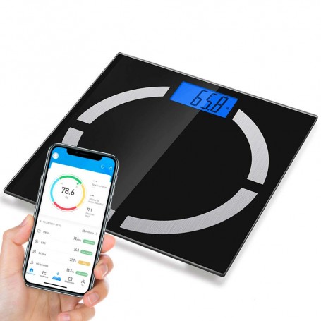 BASCULA BA?O 7H BLUETOOTH ANALIZ 26070