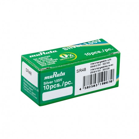 PILA MURATA OXIDO/PLATA SR48w 393