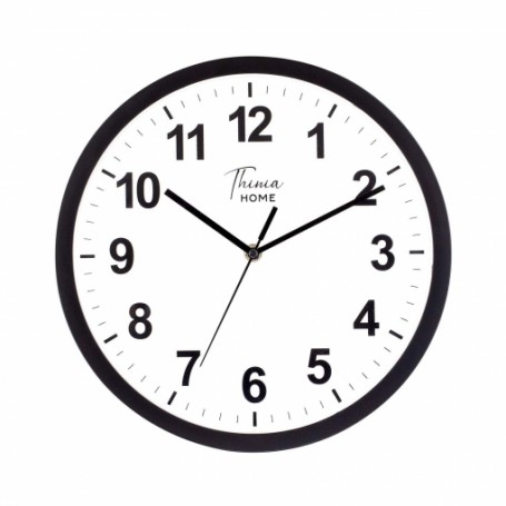 RELOJ PARED THINIA 81020 NG./BL.