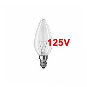 BOMBILLA SYLVANIA VELA CL 60w E14 125v