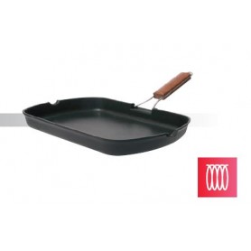 ASADOR VIER ALUM FUND INDUC 36cm LISO MANGO