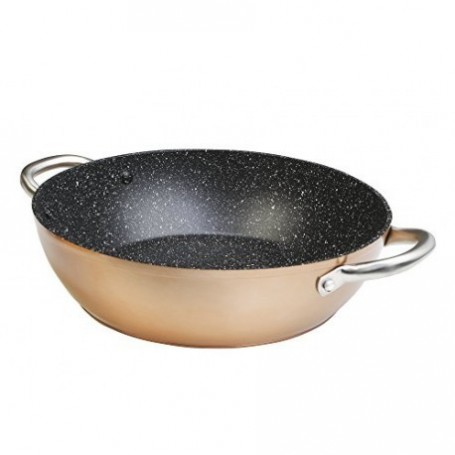 CACEROLA VIER COBRE FORJA INDUC 32cm