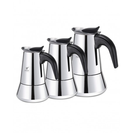 CAFETERA THULOS INOX INDUC 6T CC21