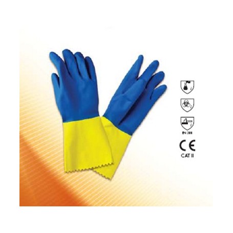 GUANTE CEGASA BICOLOR DIAMANTE T/P 4510