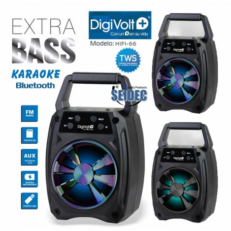 ALTAVOZ DIGIVOLT 3 BT 5W HIFI-66 NG.