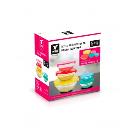 SET BOL CRISTAL THULOS 5 RECIP. KA037