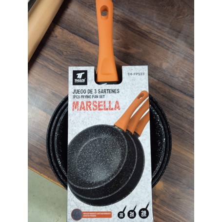 SET 3 SARTENES THULOS MARSELLA 20/24/28