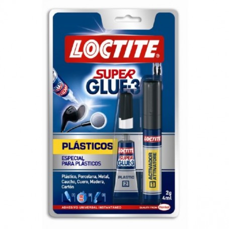 SUPER GLUE-3 PLASTICOS DIFICILES 2gr