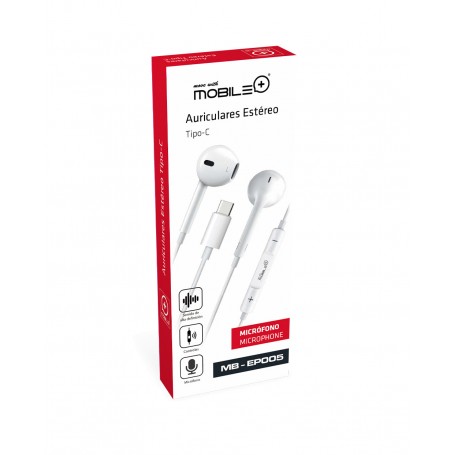 AURICULAR M+ TIPO C MICRO EP005 BL.
