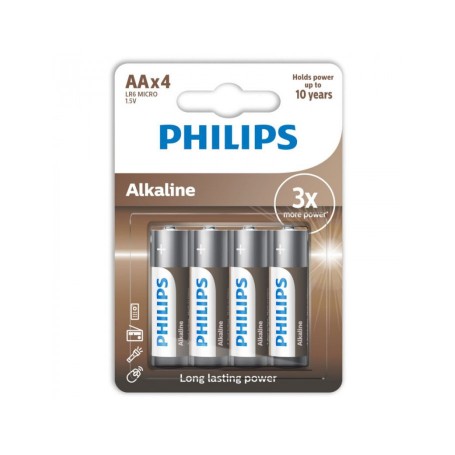 PILA LR06 PHILIPS ALKALINE BT.4