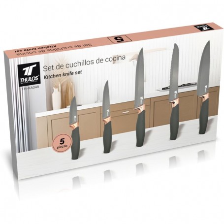 SET CUCHILLOS THULOS 5 PIEZAS GR. KA046
