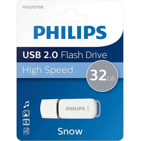 PENDRIVE PHILIPS 32GB 2.0 SNOW