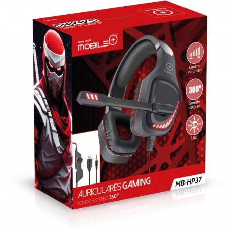 AURICULAR M+ GAMING LUZ LED HP37 RJ.