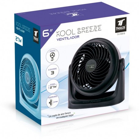 VENTILADOR THULOS 6 27W BREEZE KB18 AZ.