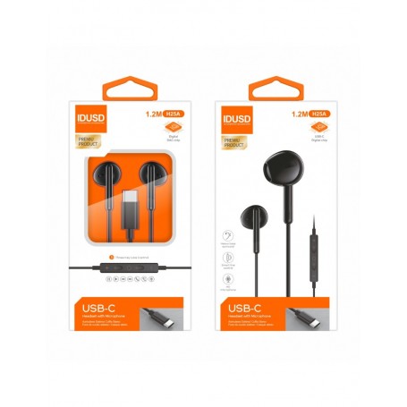 AURICULAR IDUSD H25A TYPE-C NG.