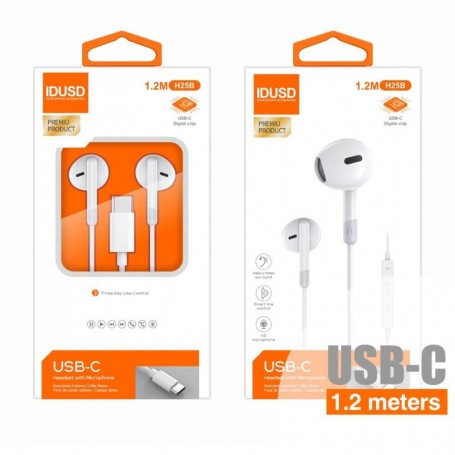 AURICULAR IDUSD H25B TYPE-C BL.