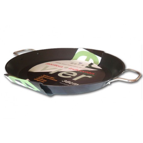 PAELLERA VIER ALUM INDUC 4mm 46cm