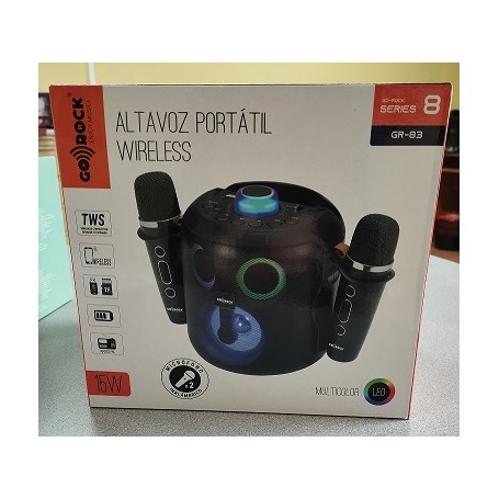 ALTAVOZ GO ROCK 15W GR83 2 MICROS