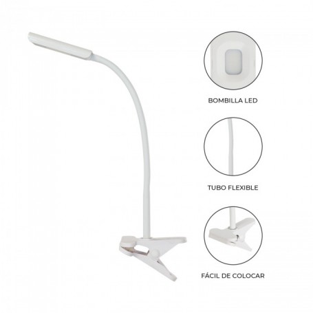 FLEXO LED PINZA 7H 4W BL. 85077