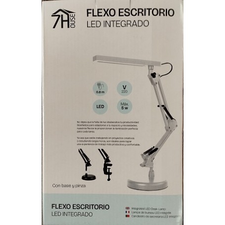FLEXO LED BASE/PINZA 7H 5W BL. 85086