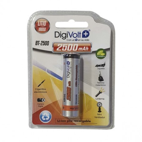 BATERIA DIGIVOLT LI. 18650 2500mA