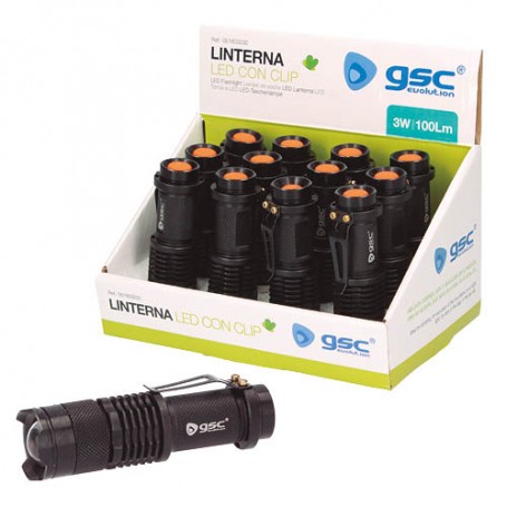 LINTERNA GSC 3W CLIP EXP. 3230