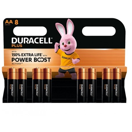 PILA LR06 DURACELL PLUS150 Pack.8 POWER BOOST