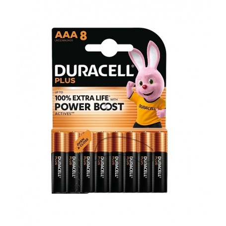 PILA LR03 DURACELL PLUS100 Pack.8 POWER BOOST