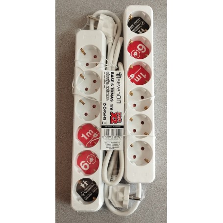 PACK2 BASES 7H 6T S/INT CABLE 1m