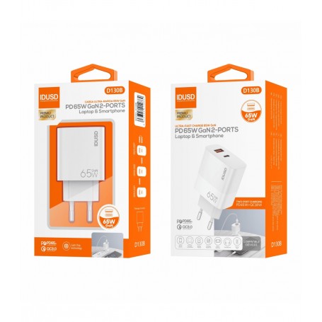 ADAPTADOR IDUSD USB/TYPE C 3A 65W D130