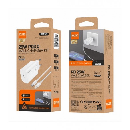 CARGADOR IDUSD C+C IPHONE 3.0 25W D125B