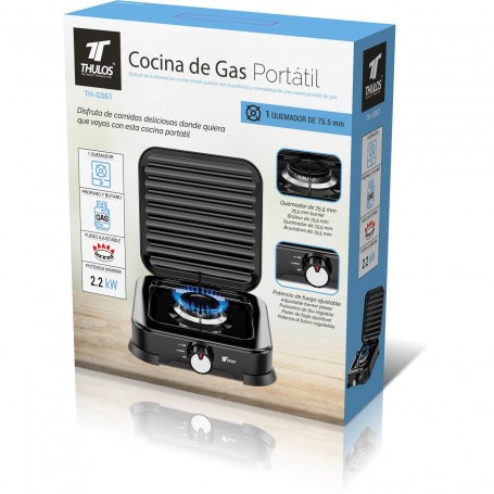 COCINA GAS THULOS 1 FUEGO NG. GS61