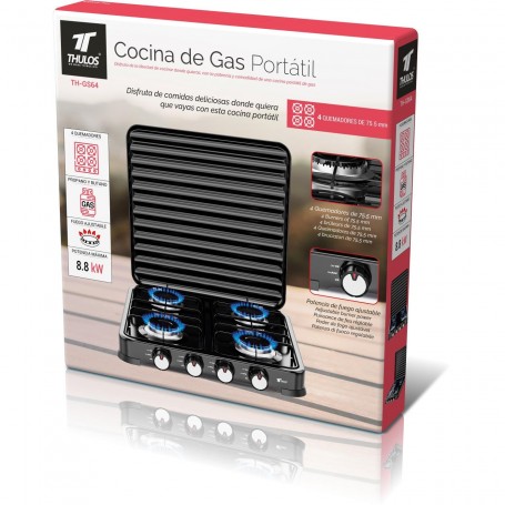 COCINA GAS THULOS 4 FUEGOS NG.GS64