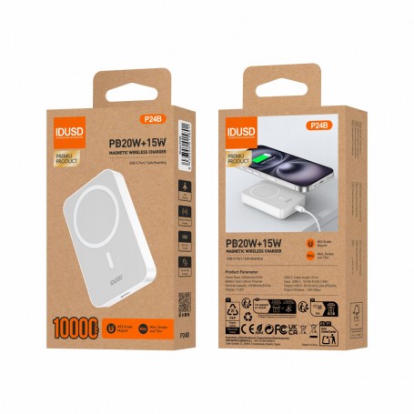POWERBANK IDUSD 10000mAH MAG. P24B