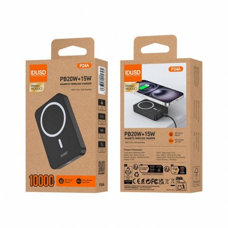 POWERBANK IDUSD 10000mAH MAG. P24A
