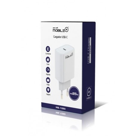 CARGADOR M+ USB-C 25W 1050 BL