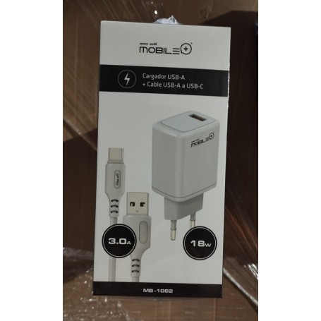 CARGADOR M+ USB-A +C USB-A/C 1062 BL