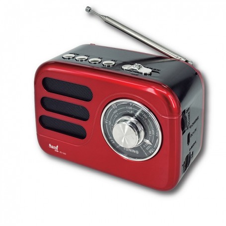 RADIO SAMI BAT.VINTAGE ROJA RS-11839